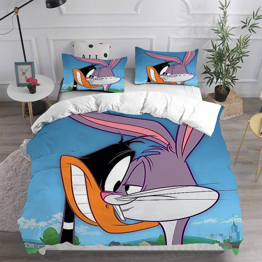 The Looney Tunes Show Bedding Sets Gift For Christmas, Thanksgiving, Halloween
