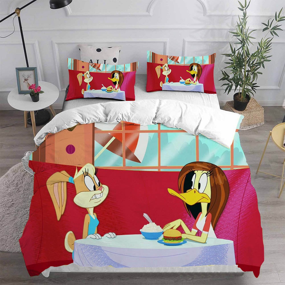 The Looney Tunes Show Decorative Bedding Sets For Fan, Halloween, Christmas, Thanksgiving