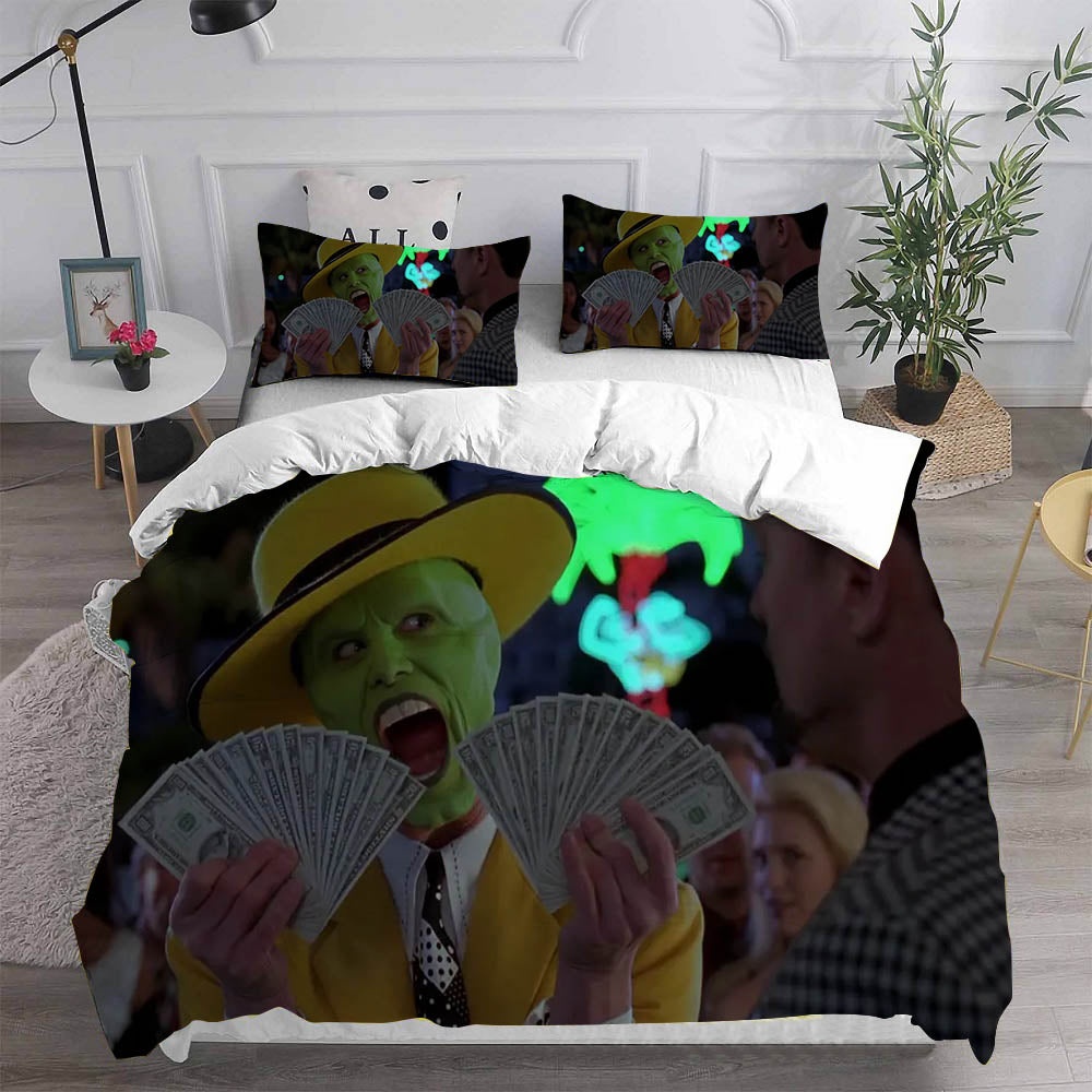 The Mask Bedding Sets Duvet Cover, Flatsheet, Pillowcases Perfect Gift For Fans