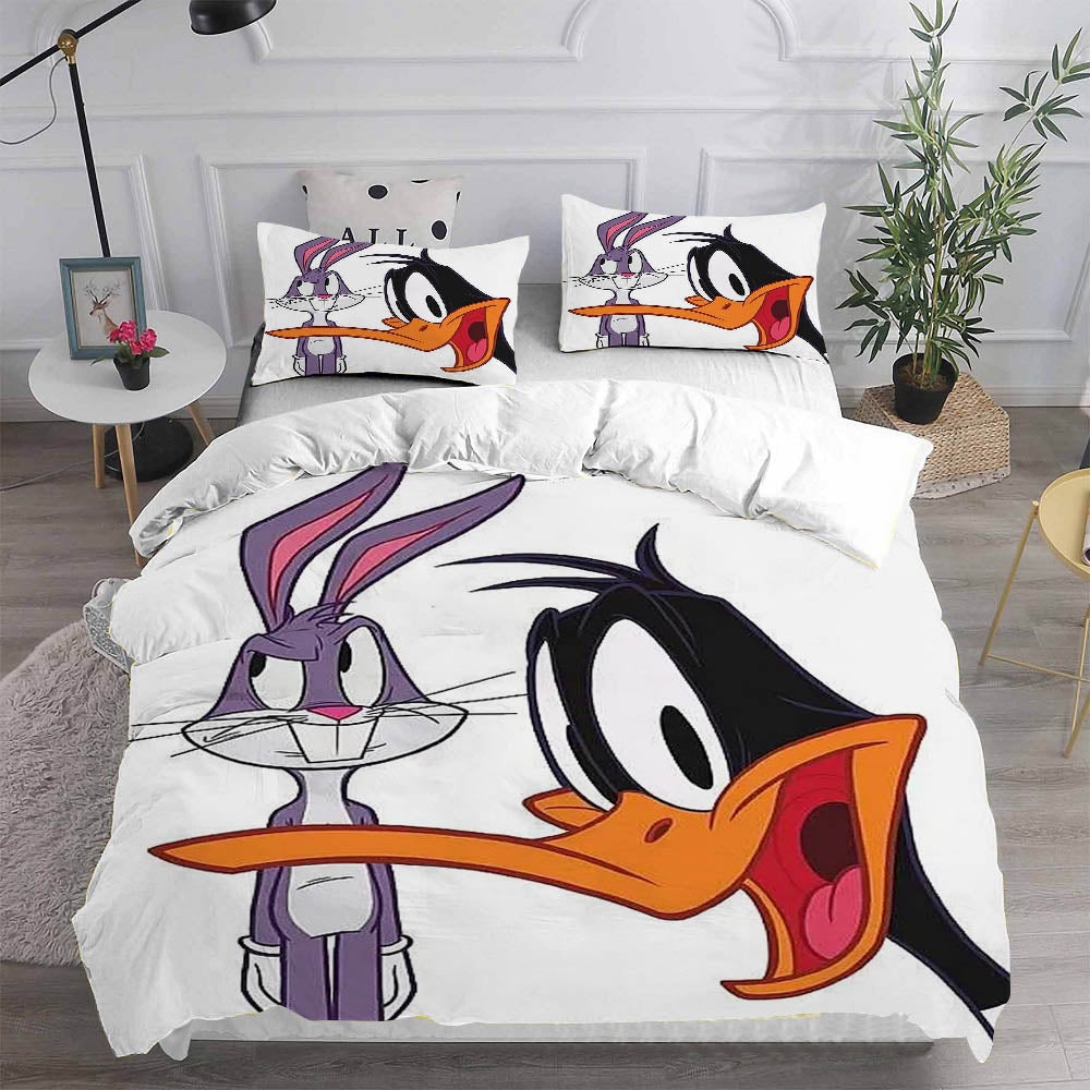 The Looney Tunes Show Bedding Sets Gift For Christmas, Birthday, Thanksgiving