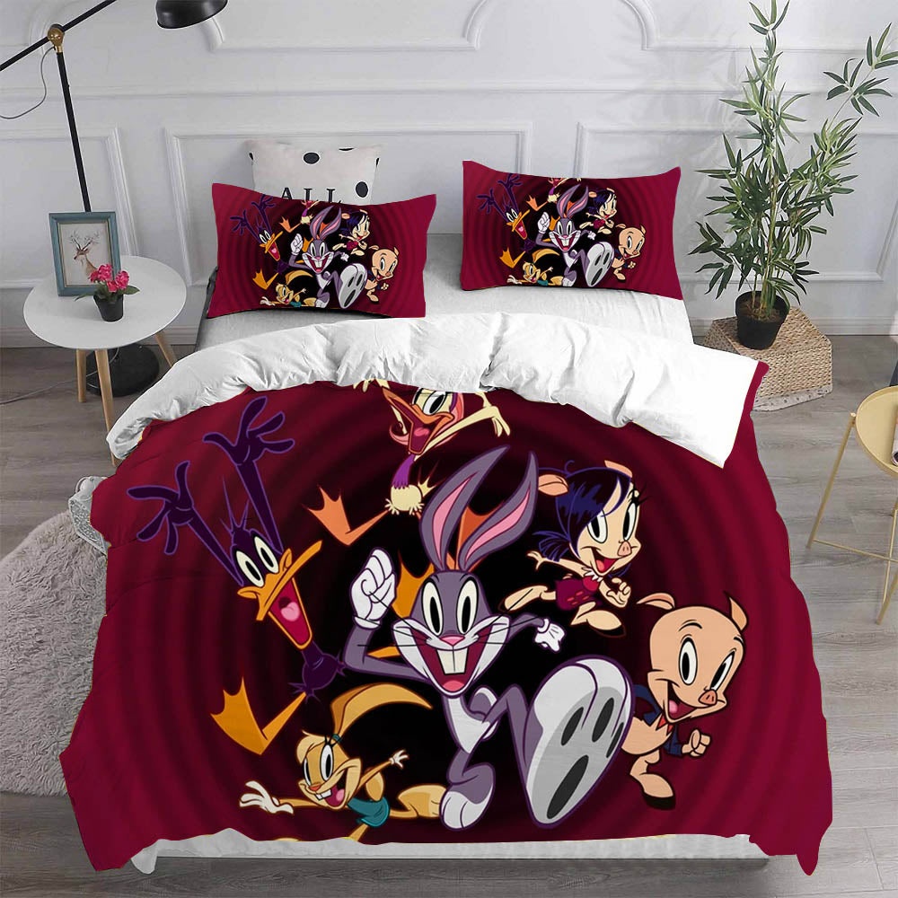 The Looney Tunes Show Bedding Sets Gifts For Family Members On Christmas, Black Friday