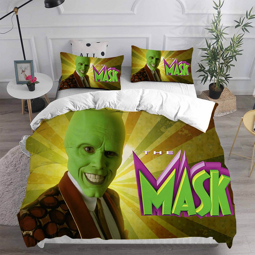 The Mask Bedding Sets Gift For Christmas, Halloween, Black Friday