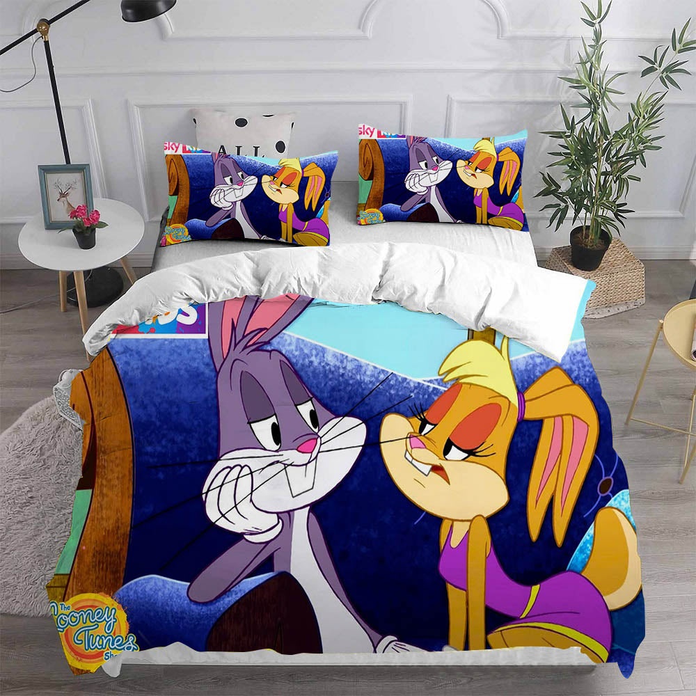 The Looney Tunes Show Bedding Sets Gift For Wife, Husband, Besties