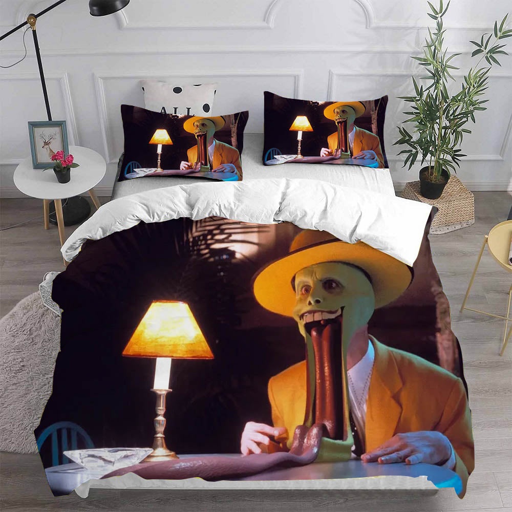 The Mask Bedding Sets Gifts For Family Members On Christmas, Black Friday