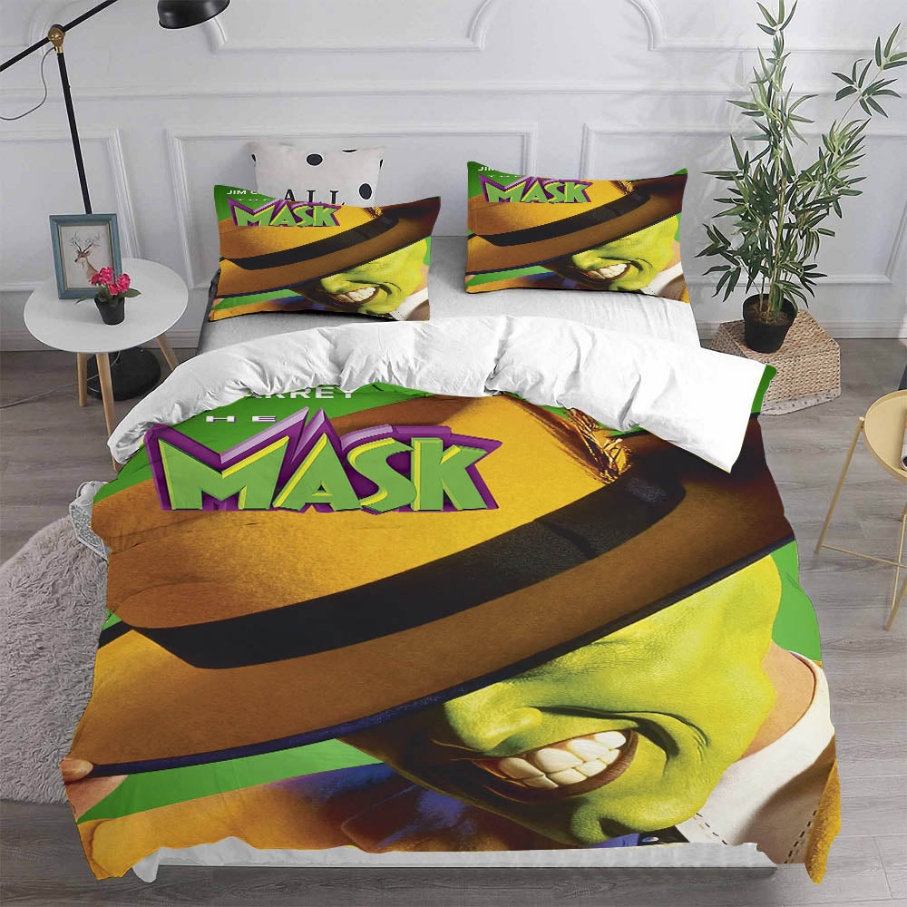 The Mask Bedding Sets Gift For Christmas, Thanksgiving, Halloween