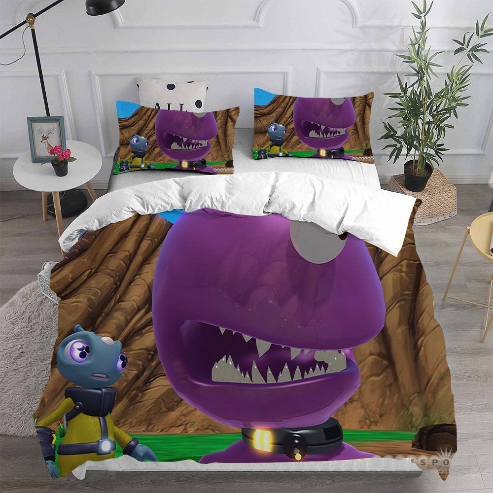 The Maw Decorative Bedding Sets For Fan, Halloween, Christmas, Thanksgiving