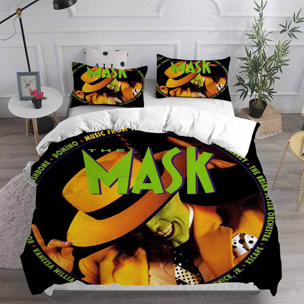 The Mask Bedding Sets Gift For Halloween, Thanksgiving, Christmas