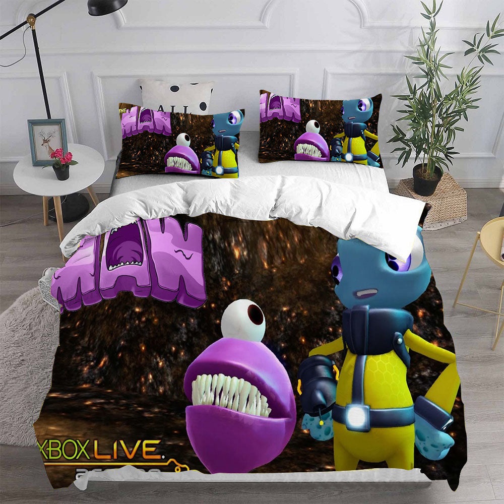 The Maw Bedding Sets Gift For Halloween, Thanksgiving, Christmas
