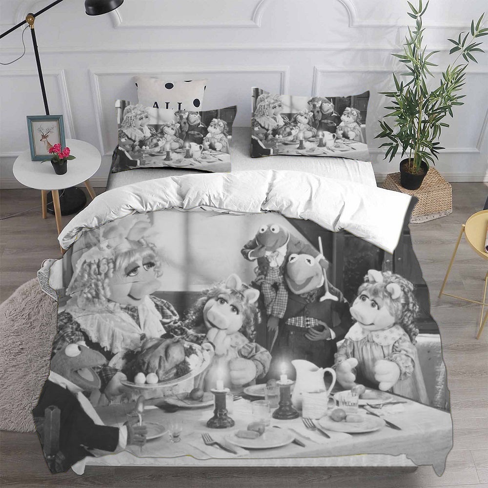 The Muppet Christmas Carol Bedding Sets Duvet Cover, Flatsheet, Pillowcase For Your Lover