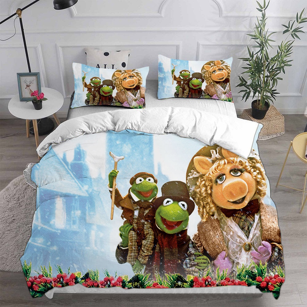 The Muppet Christmas Carol Bedding Sets Gifts For Family Members On Christmas, Black Friday