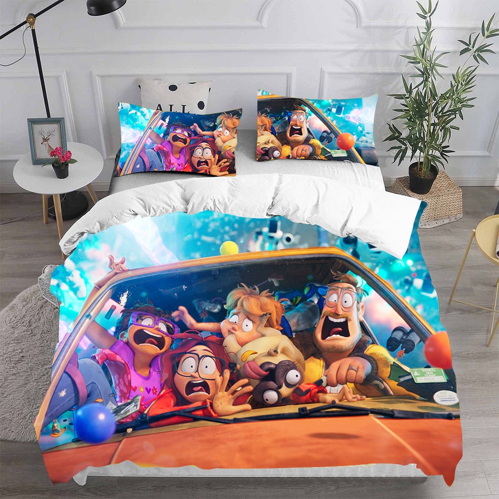 The Mitchells Vs The Machines Bedding Sets Gift For Christmas, Halloween, Black Friday