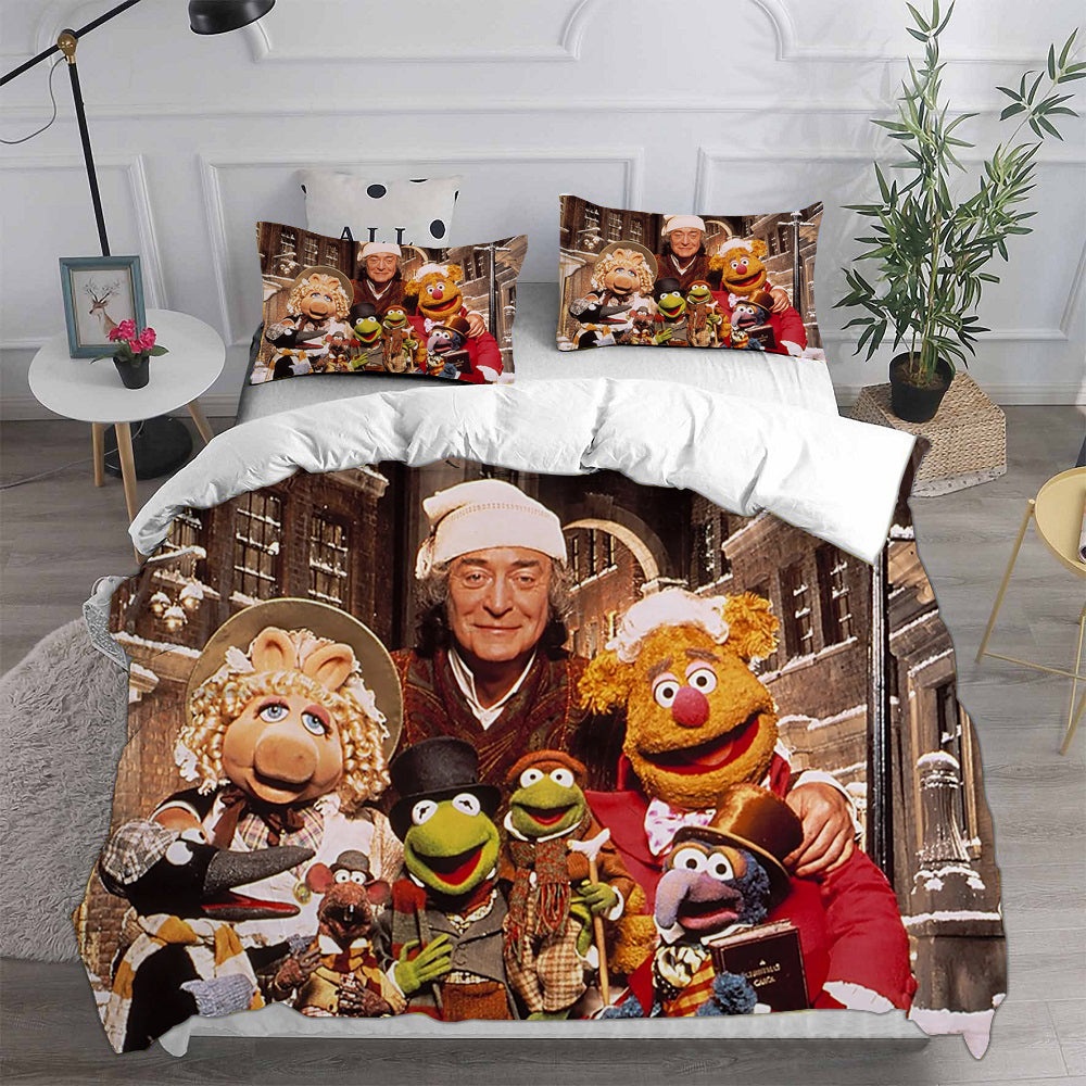 The Muppet Christmas Carol Bedding Sets Duvet Cover, Flatsheet, Pillowcases For Every Bedroom