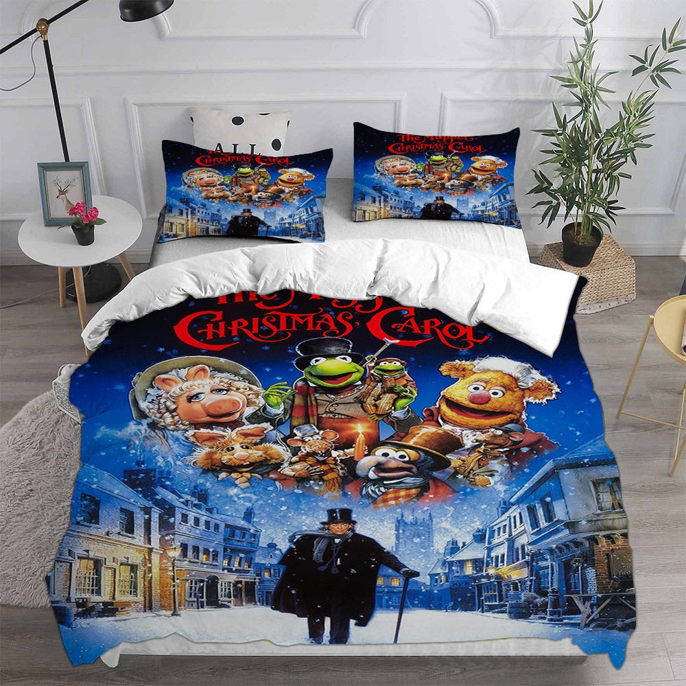 The Muppet Christmas Carol Bedding Sets Gift For Fathers Day, Halloween, Christmas