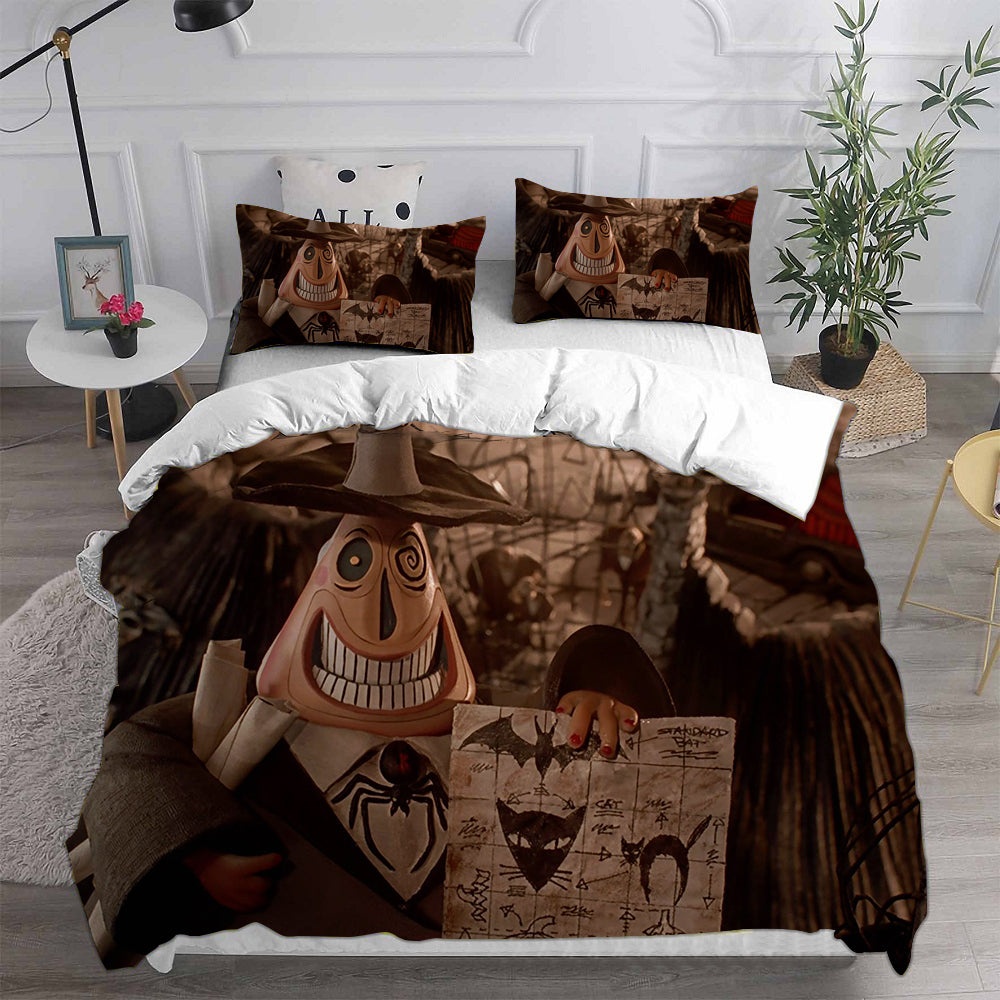 The Nightmare Before Christmas Bedding Sets Duvet Cover, Flatsheet, Pillowcases Perfect Gift For Fans