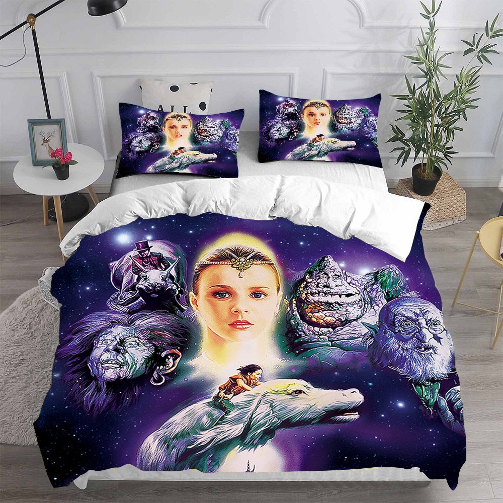 The NeverEnding Story Bedding Sets Gift For Christmas, Halloween, Black Friday