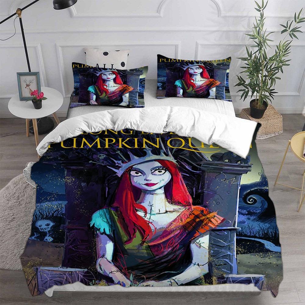 The Nightmare Before Christmas Bedding Sets Gift For Fathers Day, Halloween, Christmas