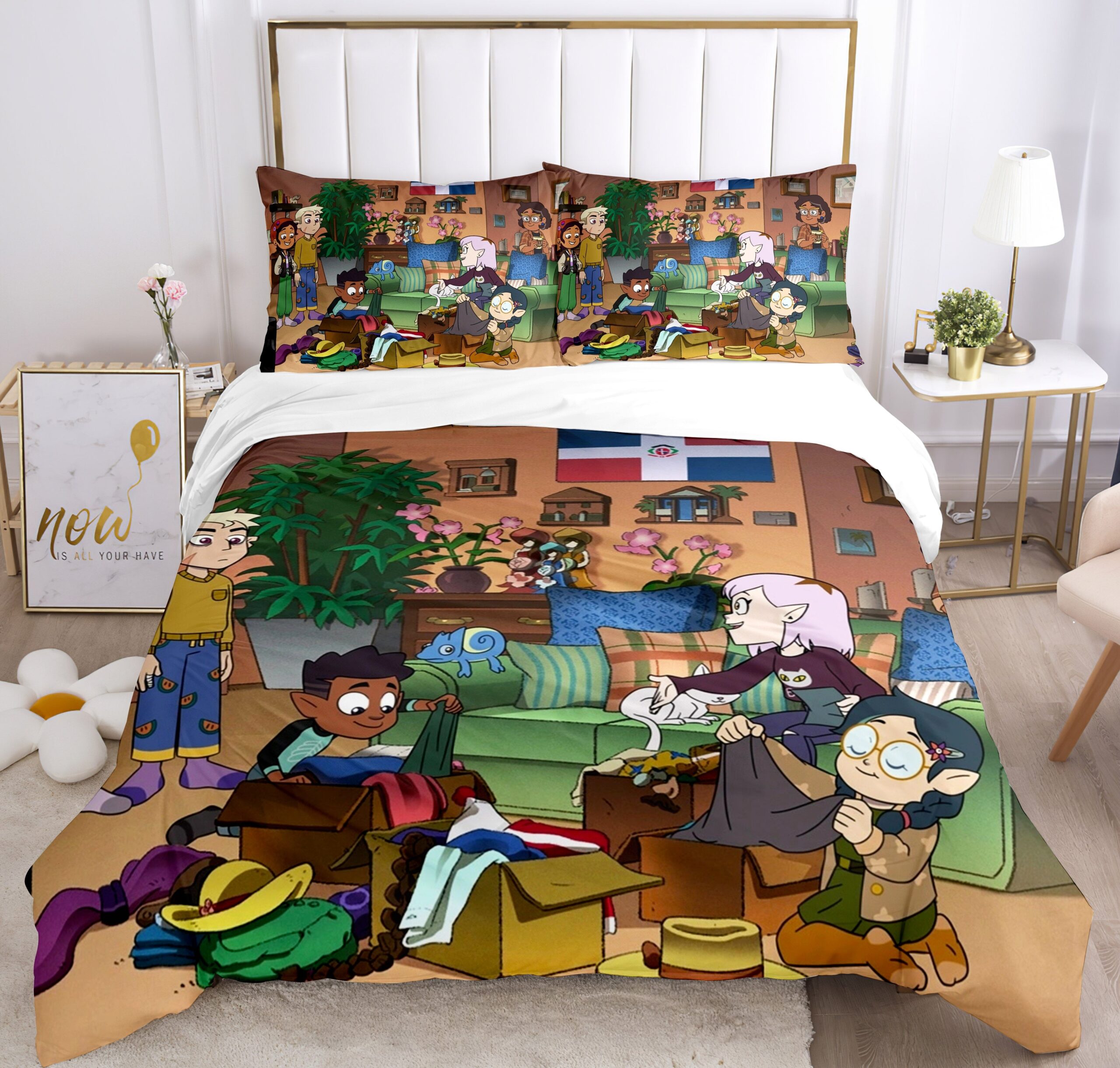 The Owl House Bedding Sets Duvet Cover, Flatsheet, Pillowcases Perfect Gift For Fans