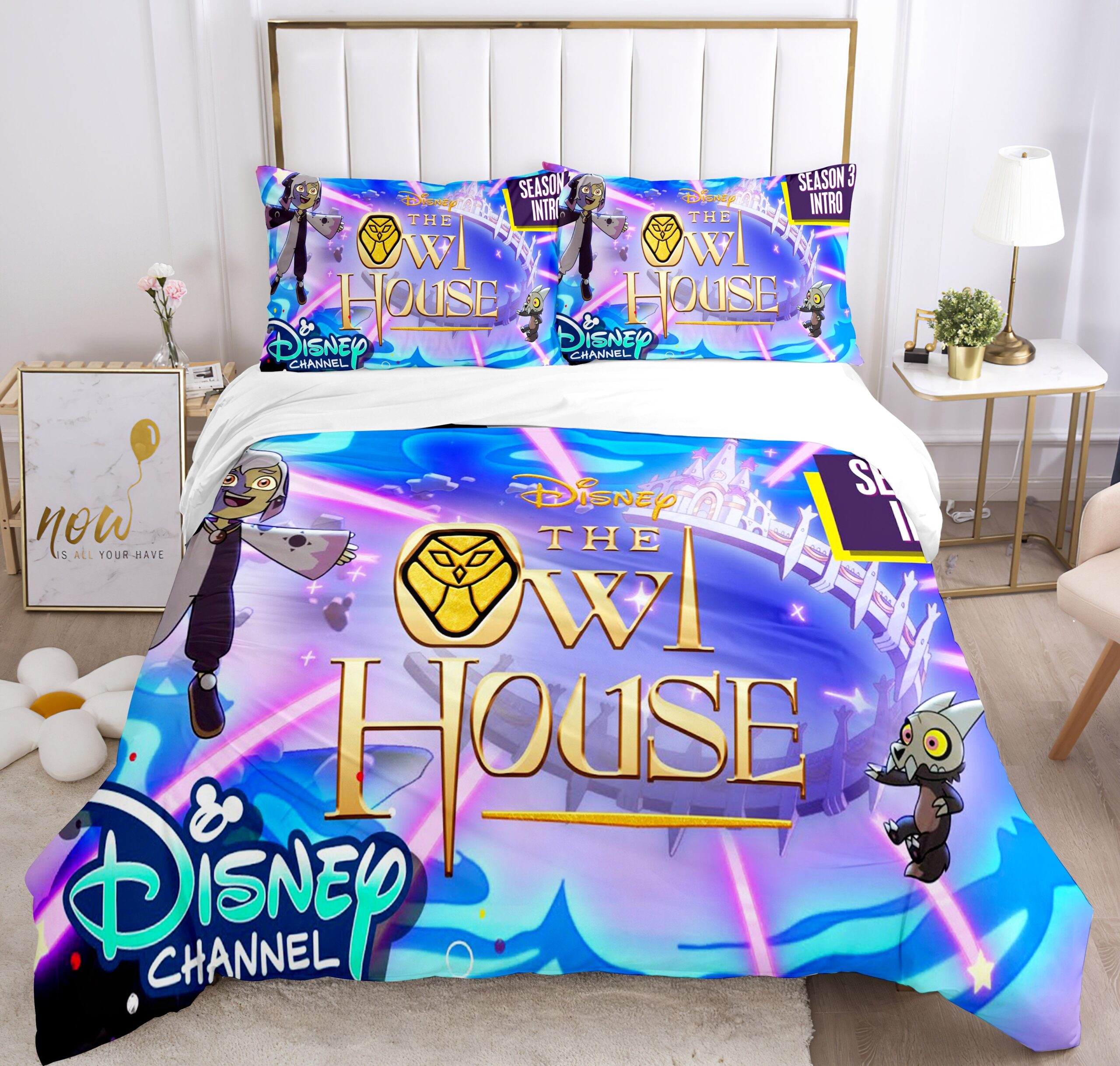 The Owl House Bedding Sets Gift For Christmas, Halloween, Black Friday