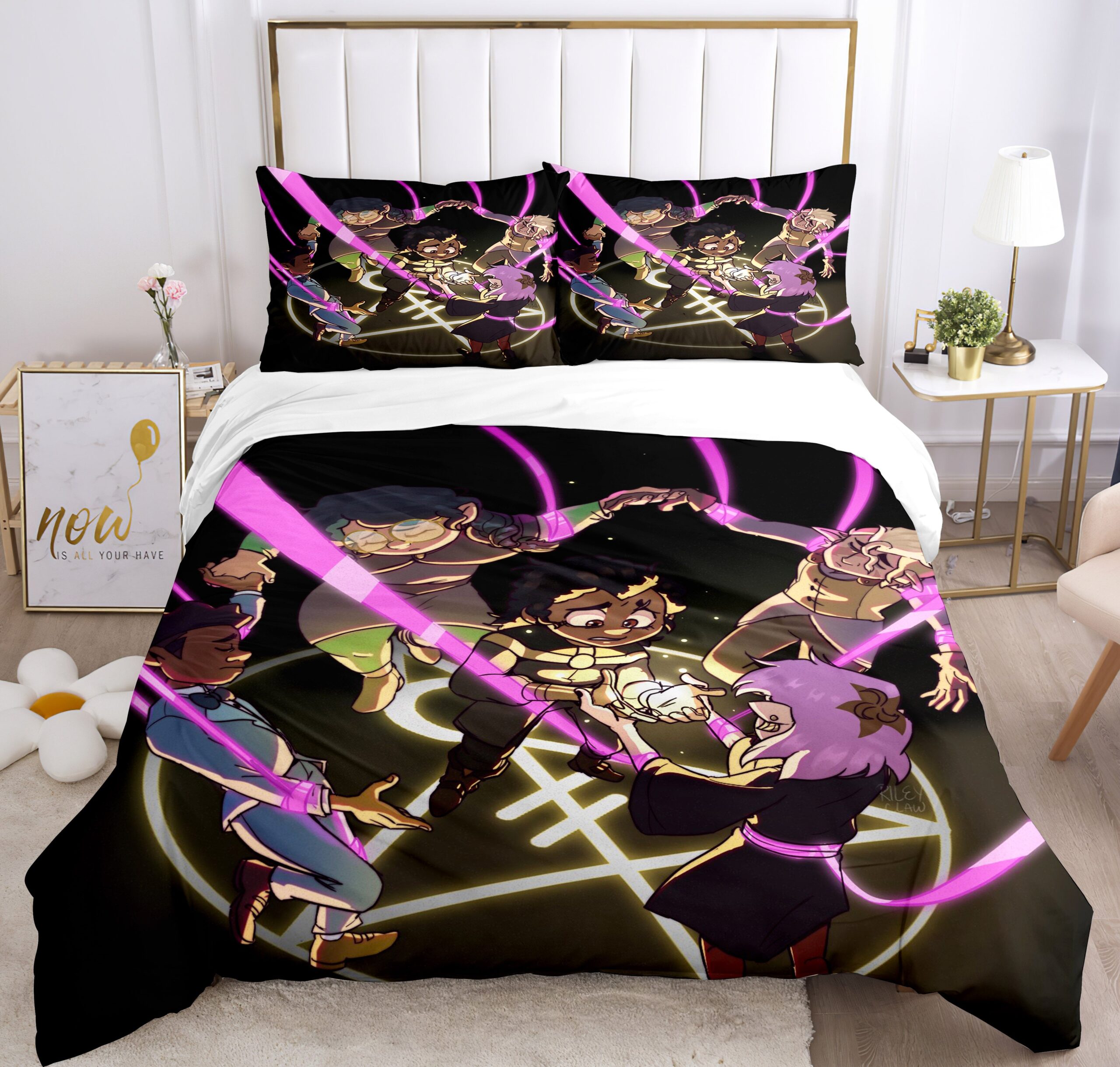 The Owl House Bedding Sets Gifts For Family Members On Christmas, Black Friday