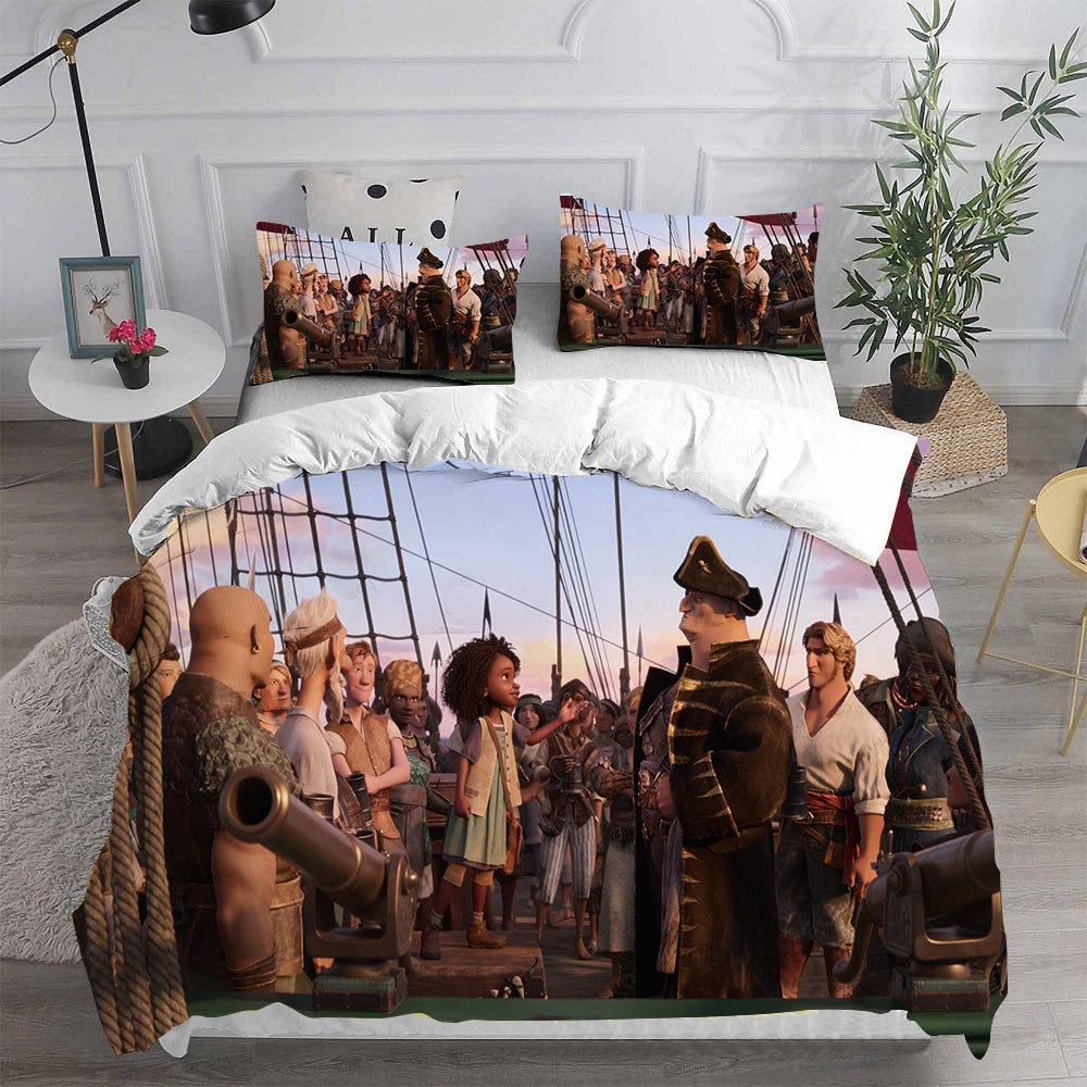 The Sea Beast Bedding Sets Gift For Birthday, Halloween, Christmas, Thanksgiving