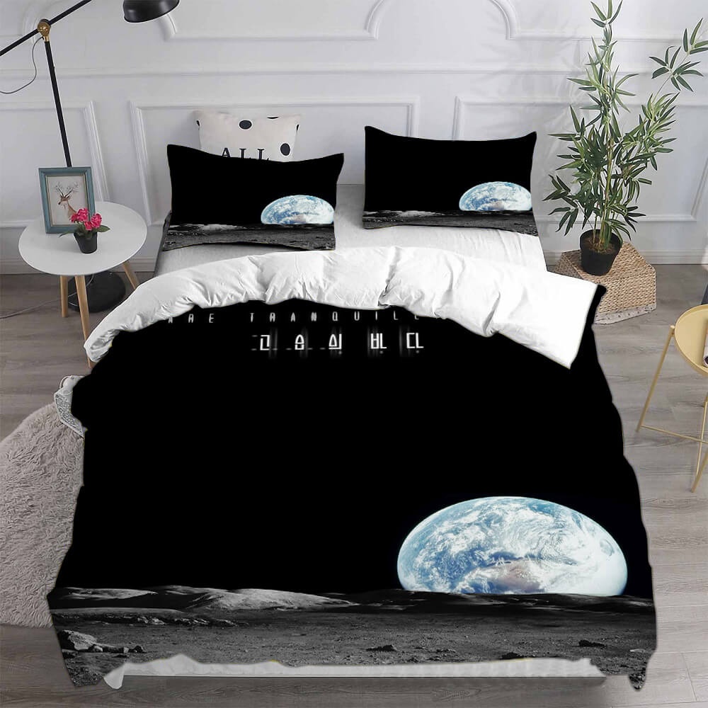 The Sea of Silence Bedding Sets Gift For Fathers Day, Halloween, Christmas