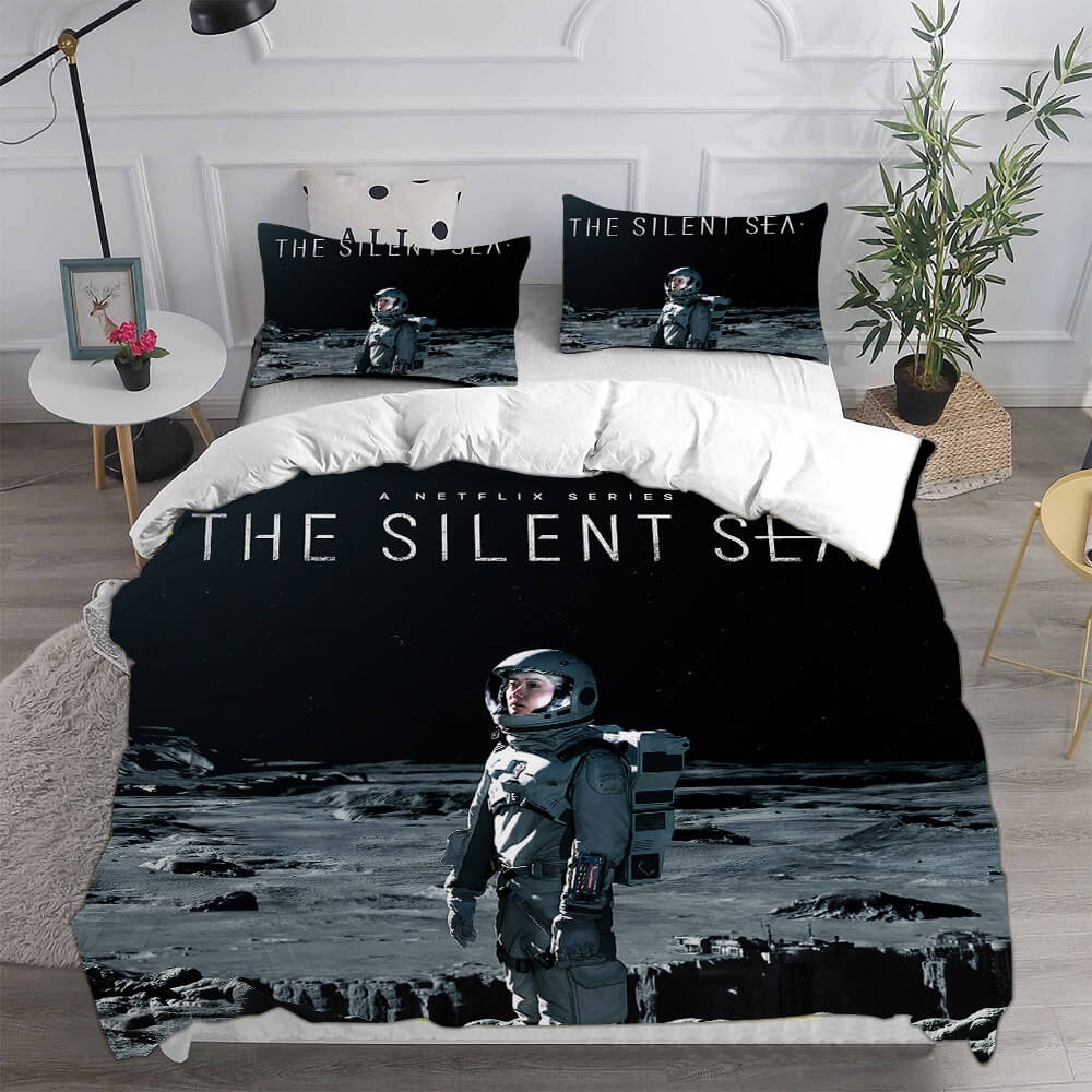 The Sea of Silence Bedding Sets Gift For Halloween, Thanksgiving, Christmas