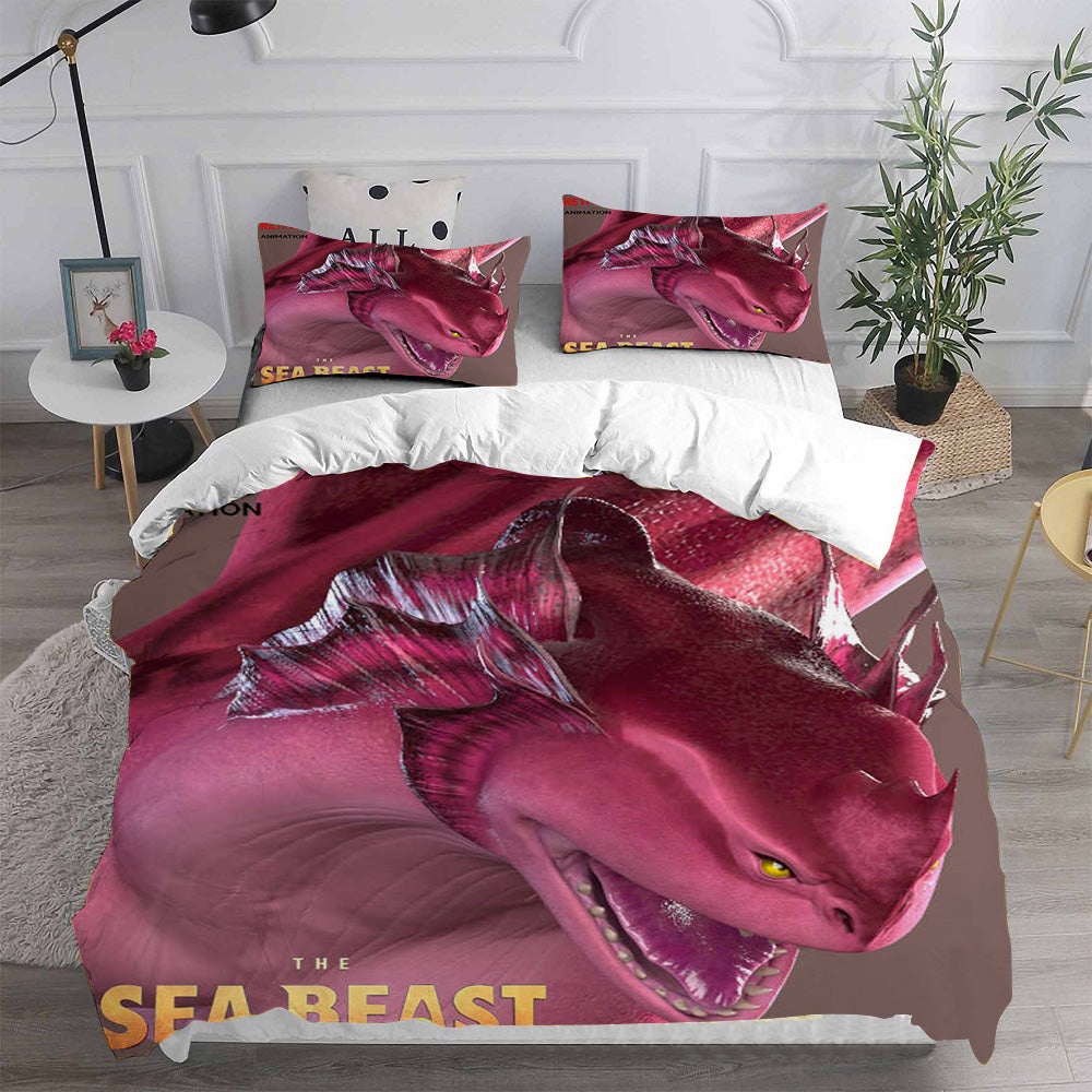 The Sea Beast Decorative Bedding Sets For Fan, Halloween, Christmas, Thanksgiving