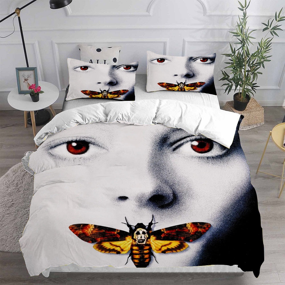 The Silence of the Lambs Bedding Sets Gift For Fathers Day, Halloween, Christmas