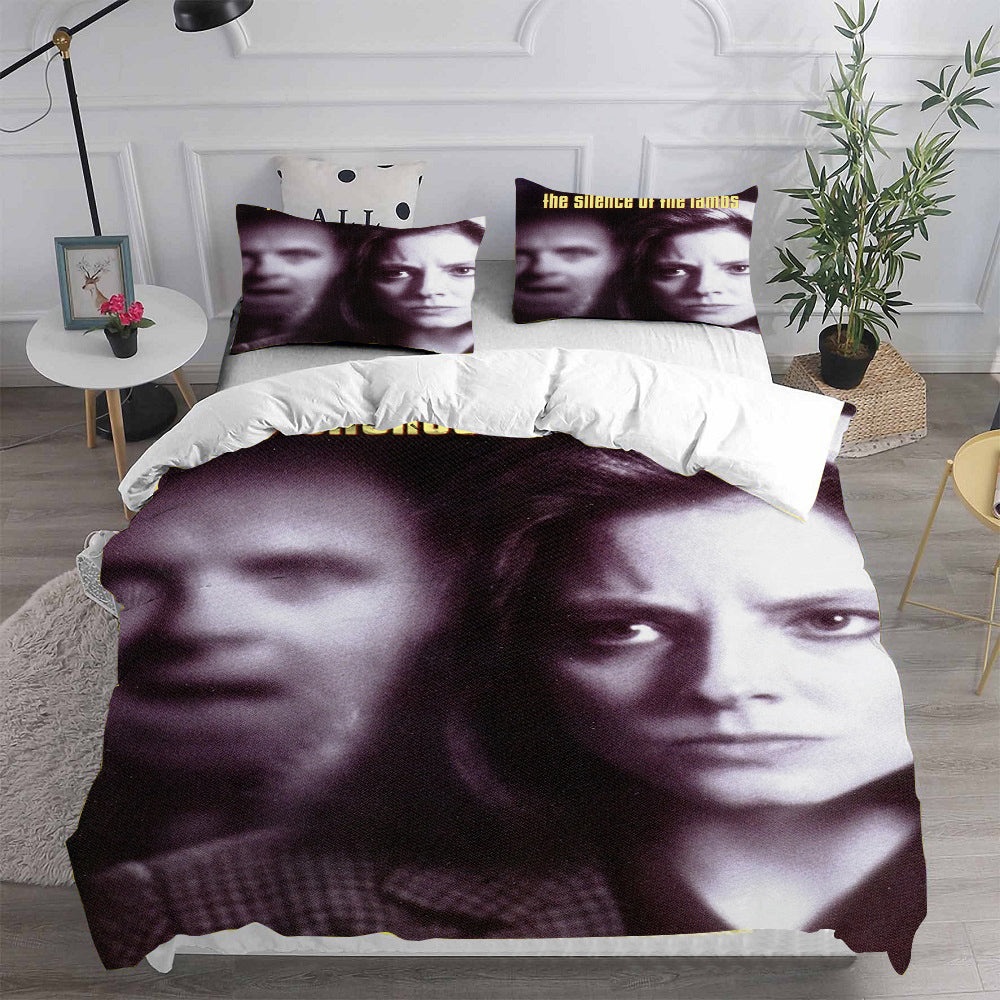 The Silence of the Lambs Bedding Sets Duvet Cover, Flatsheet, Pillowcases Perfect Gift For Fans