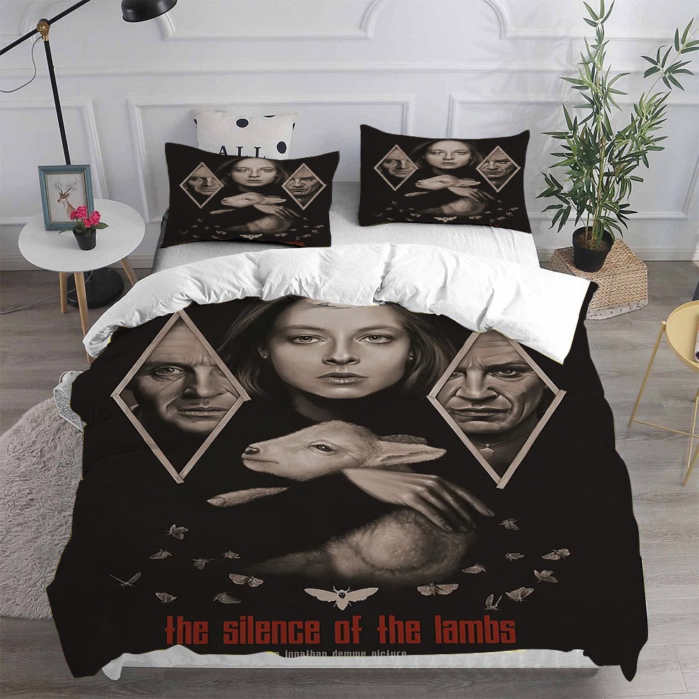 The Silence of the Lambs Bedding Sets Gift For Christmas, Thanksgiving, Halloween