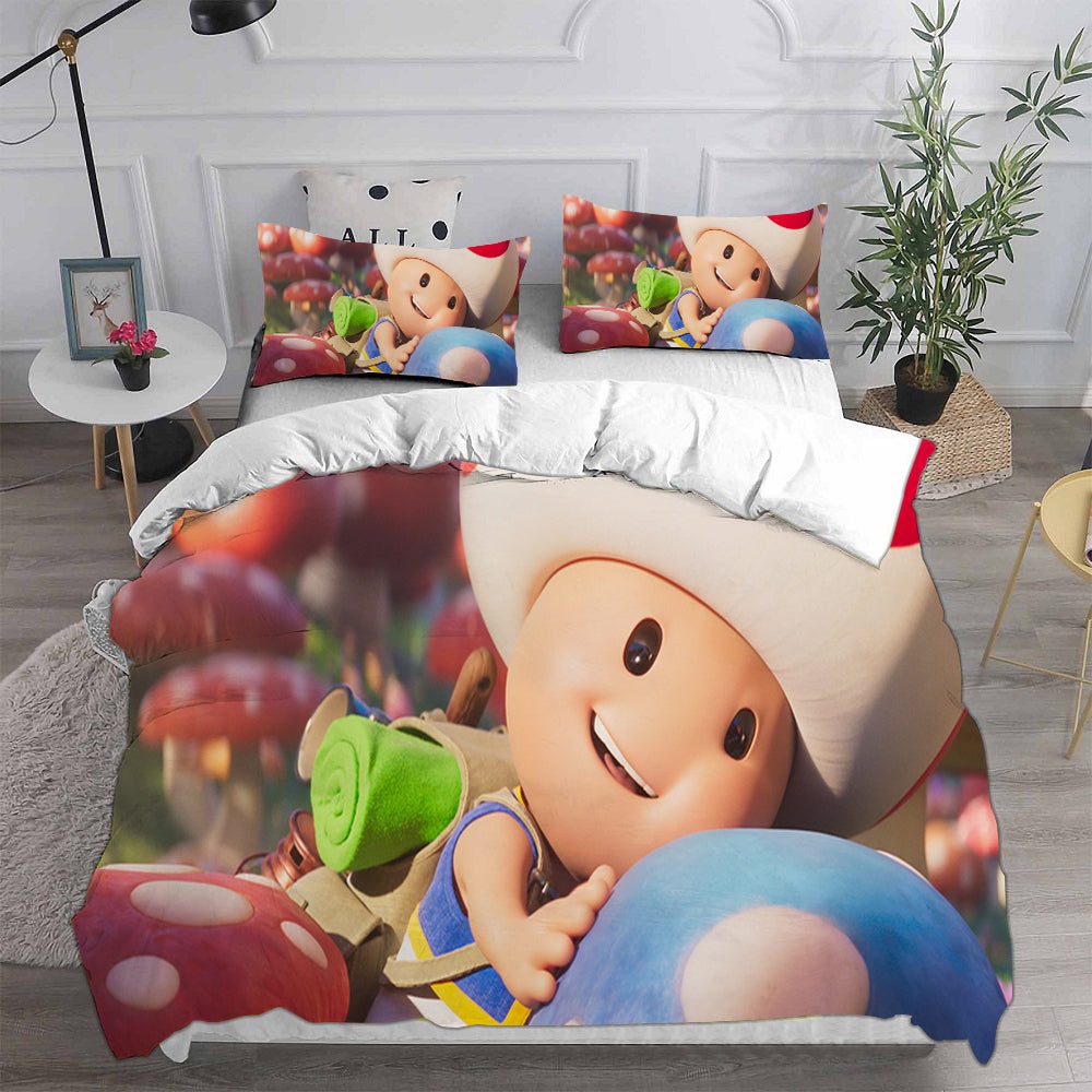 The Super Mario Bros. Movie Bedding Sets Gift For Christmas, Birthday, Thanksgiving