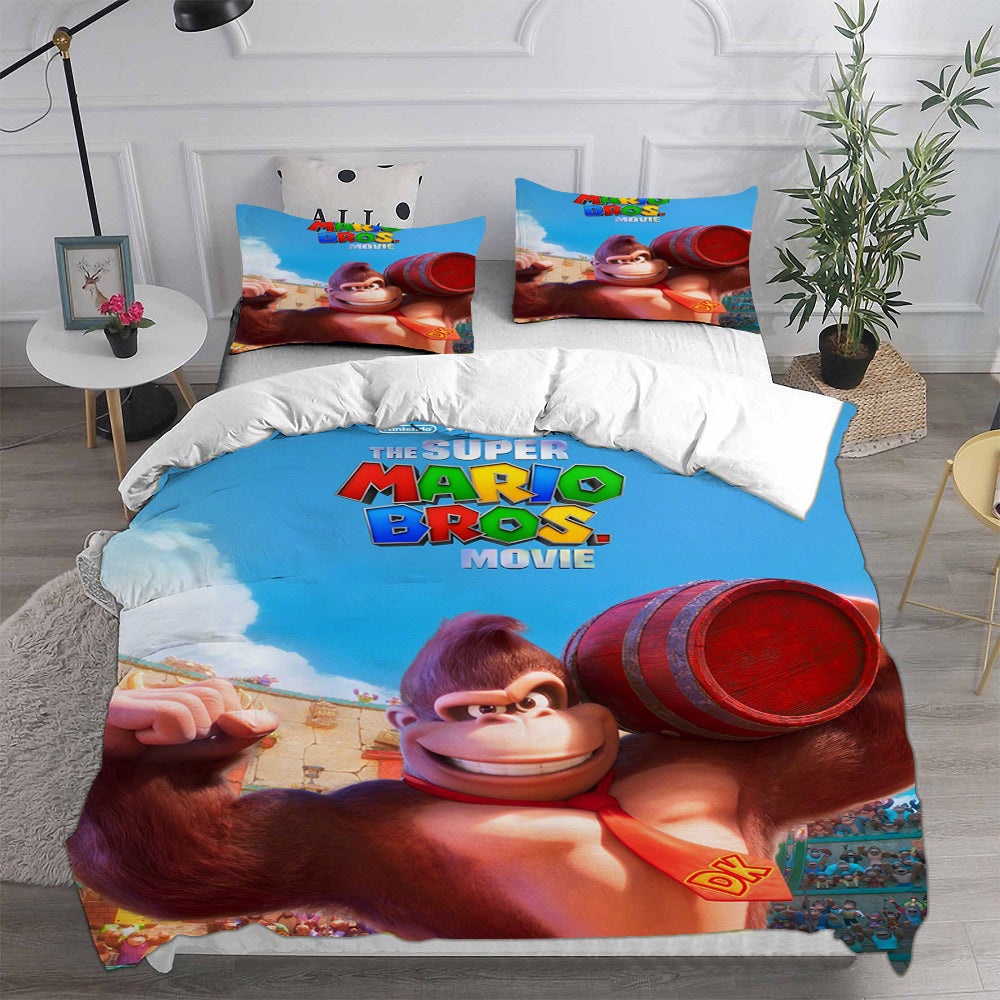 The Super Mario Bros. Movie Bedding Sets Duvet Cover, Flatsheet, Pillowcases For Every Bedroom