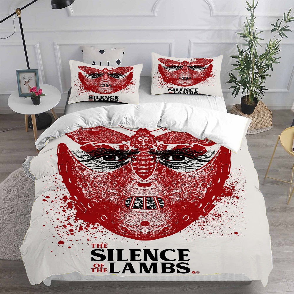 The Silence of the Lambs Bedding Sets Gifts For Family Members On Christmas, Black Friday