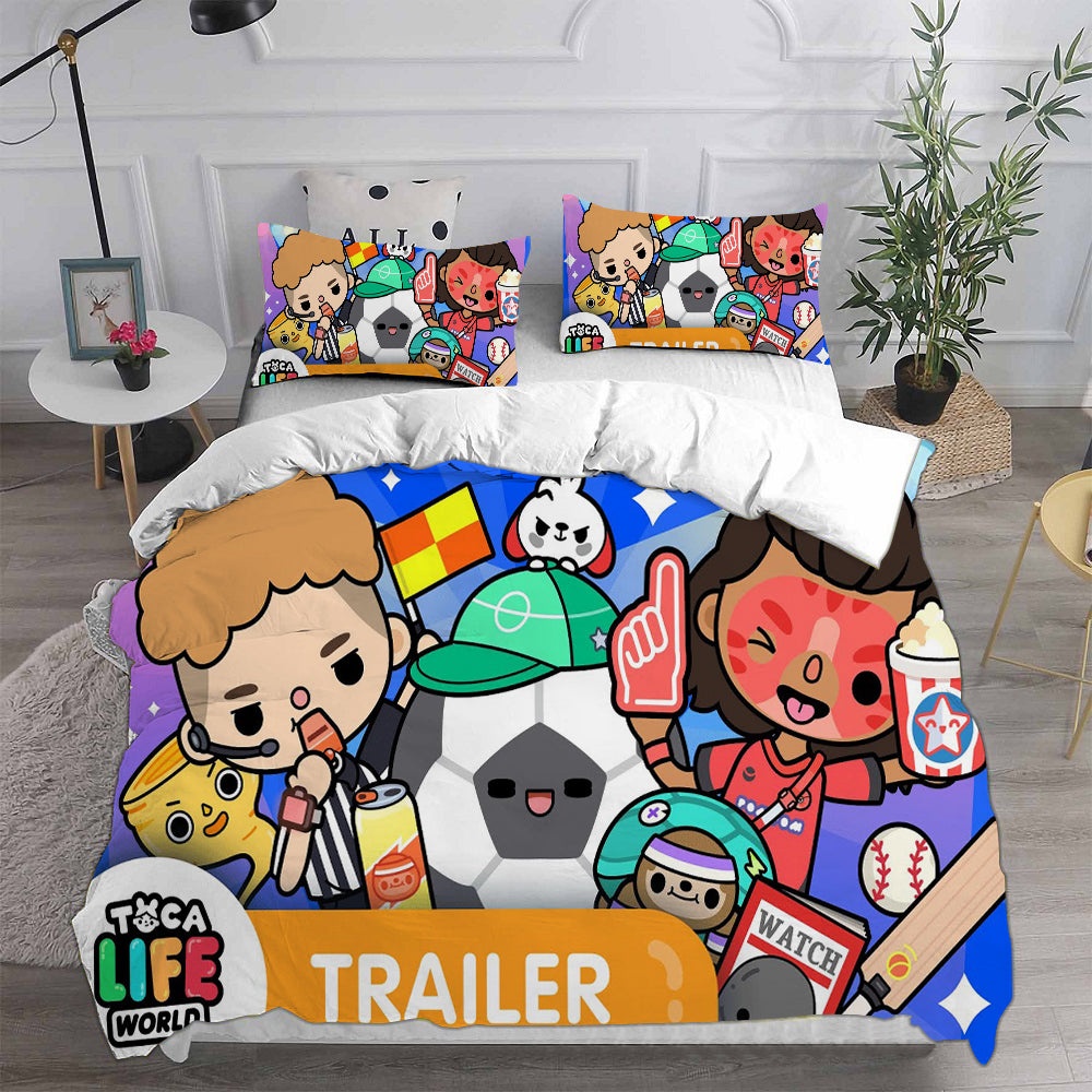 Toca Life World Bedding Sets Gift For Christmas, Halloween, Black Friday