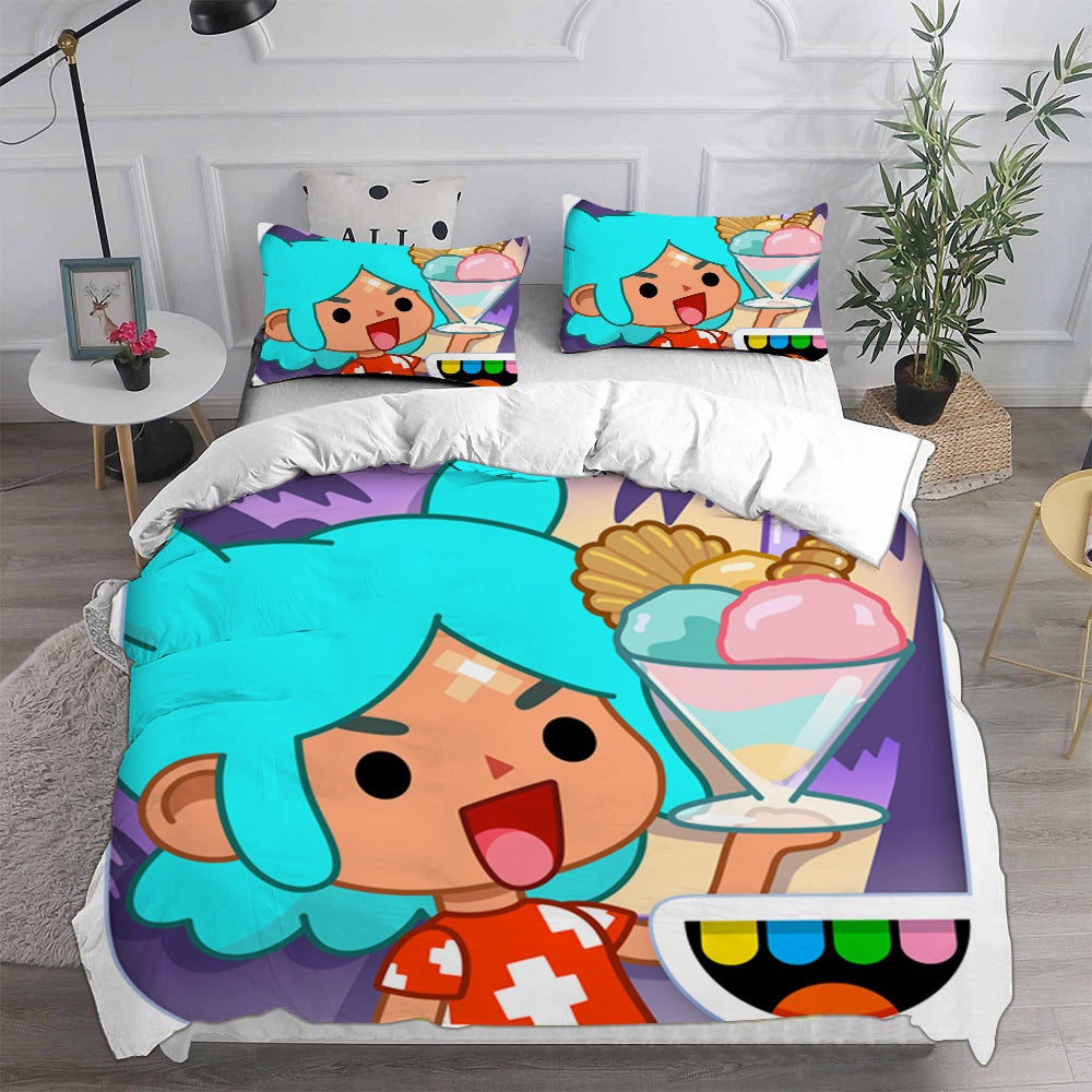 Toca Life World Bedding Sets Gift For Christmas, Birthday, Thanksgiving