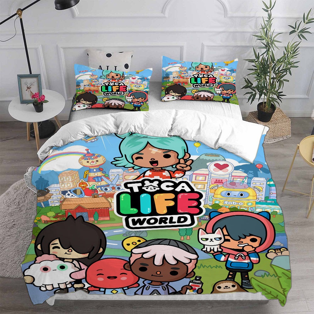 Toca Life World Bedding Sets Duvet Cover, Flatsheet, Pillowcases For Every Bedroom