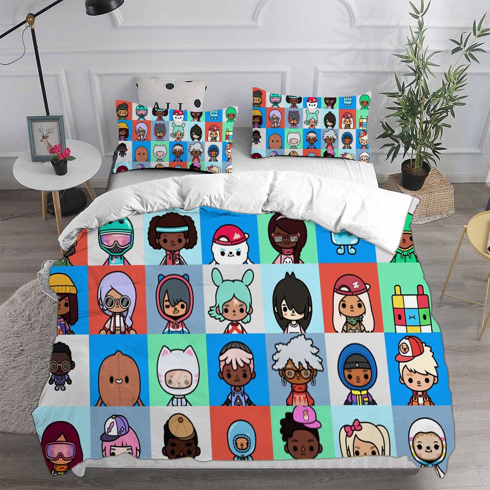 Toca Life World Bedding Sets Gift For Christmas, Thanksgiving, Halloween