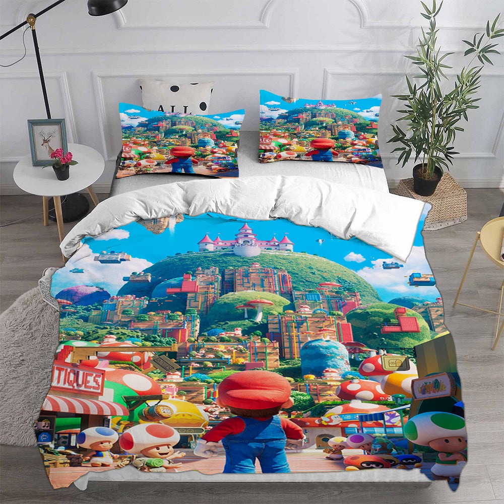 The Super Mario Bros. Movie Bedding Sets Gift For Wife, Husband, Besties