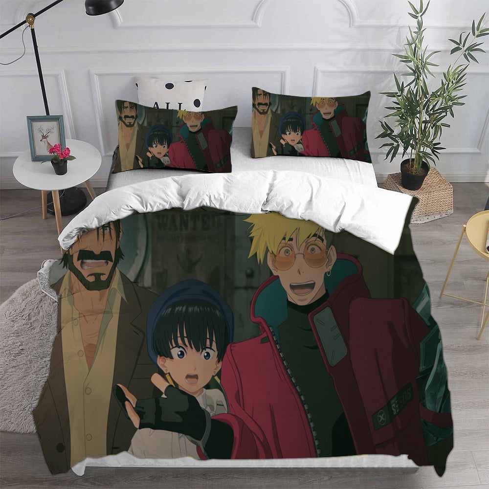 Trigun Stampede Bedding Sets Duvet Cover, Flatsheet, Pillowcase For Your Lover