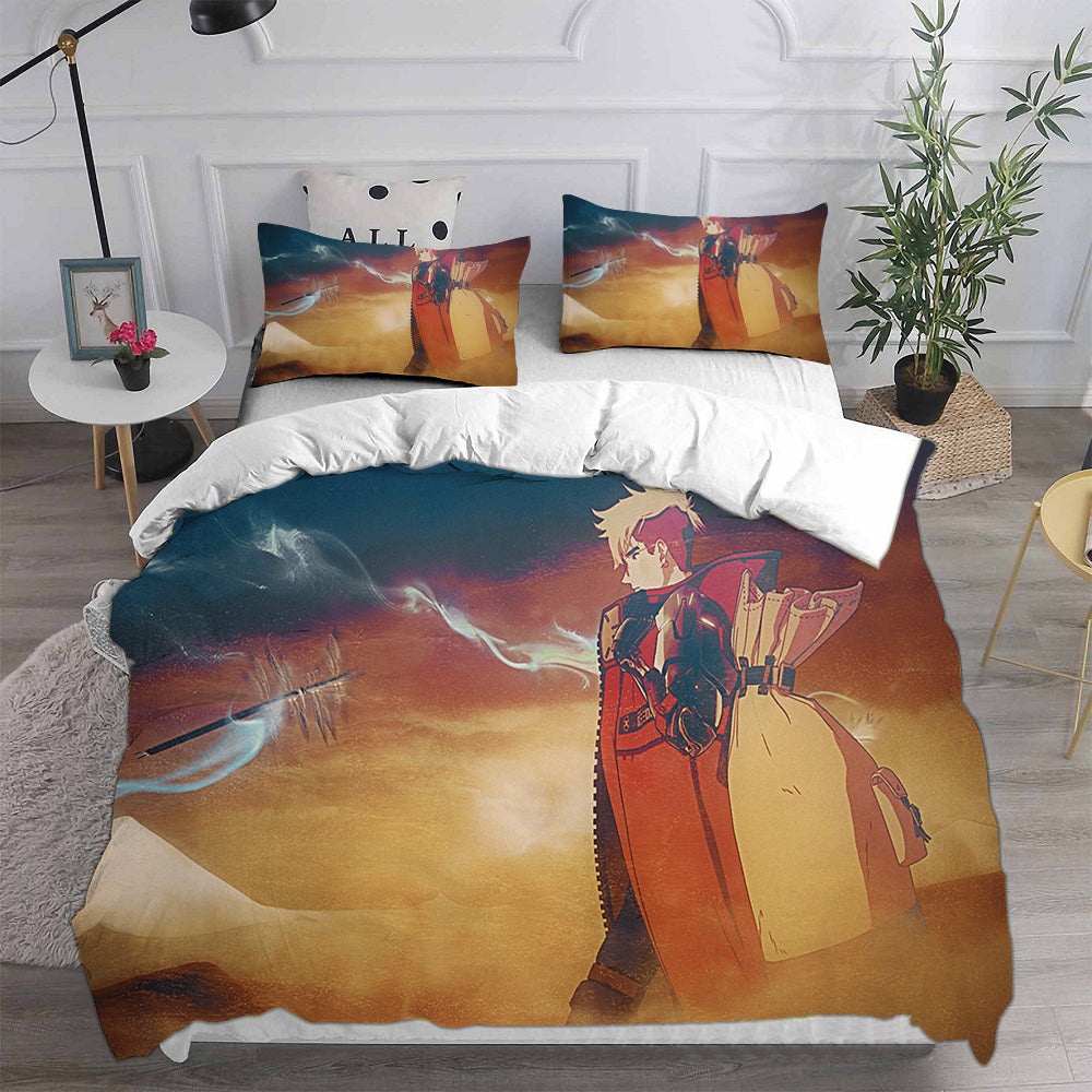 Trigun Stampede Bedding Sets Gift For Christmas, Halloween, Black Friday