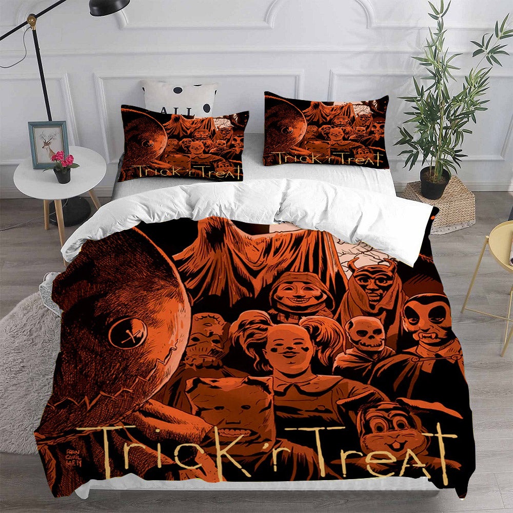 Trick r Treat Bedding Sets Gift For Wife, Husband, Besties