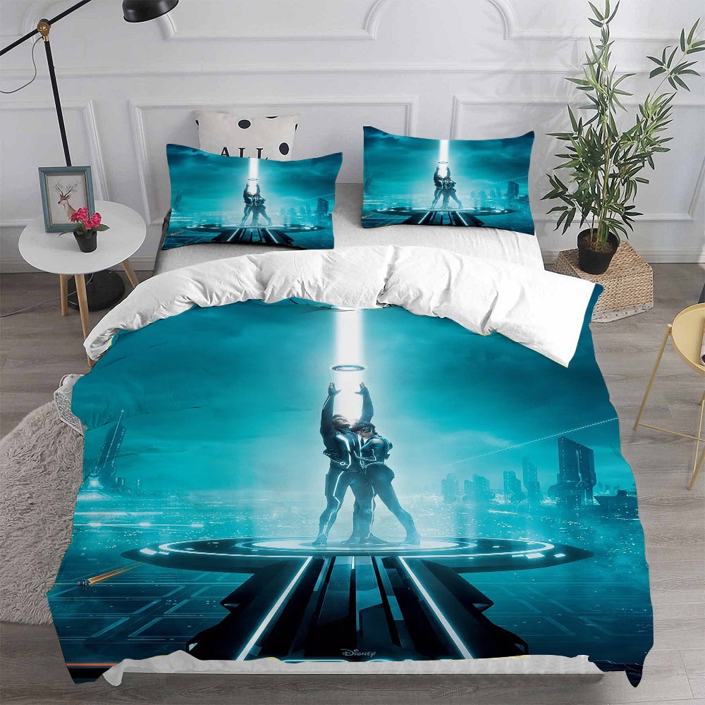 Tron: Legacy Bedding Sets Gift For Halloween, Thanksgiving, Christmas