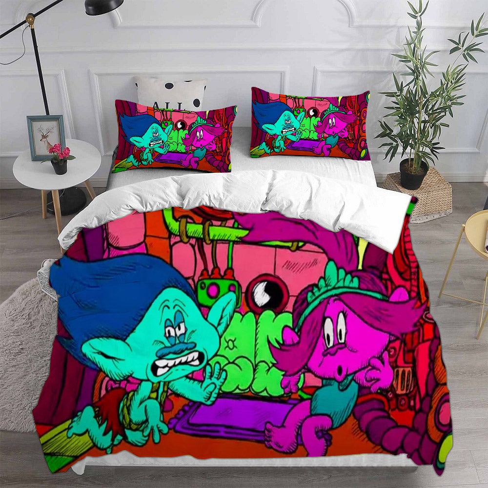 Trolls 3 Bedding Sets Gift For Christmas, Birthday, Thanksgiving