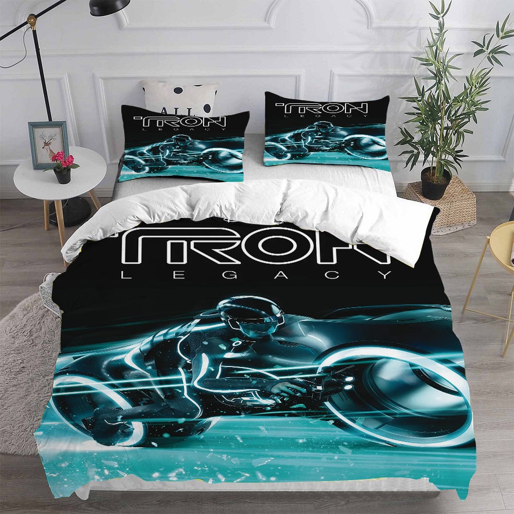 Tron: Legacy Bedding Sets Duvet Cover, Flatsheet, Pillowcases Perfect Gift For Fans