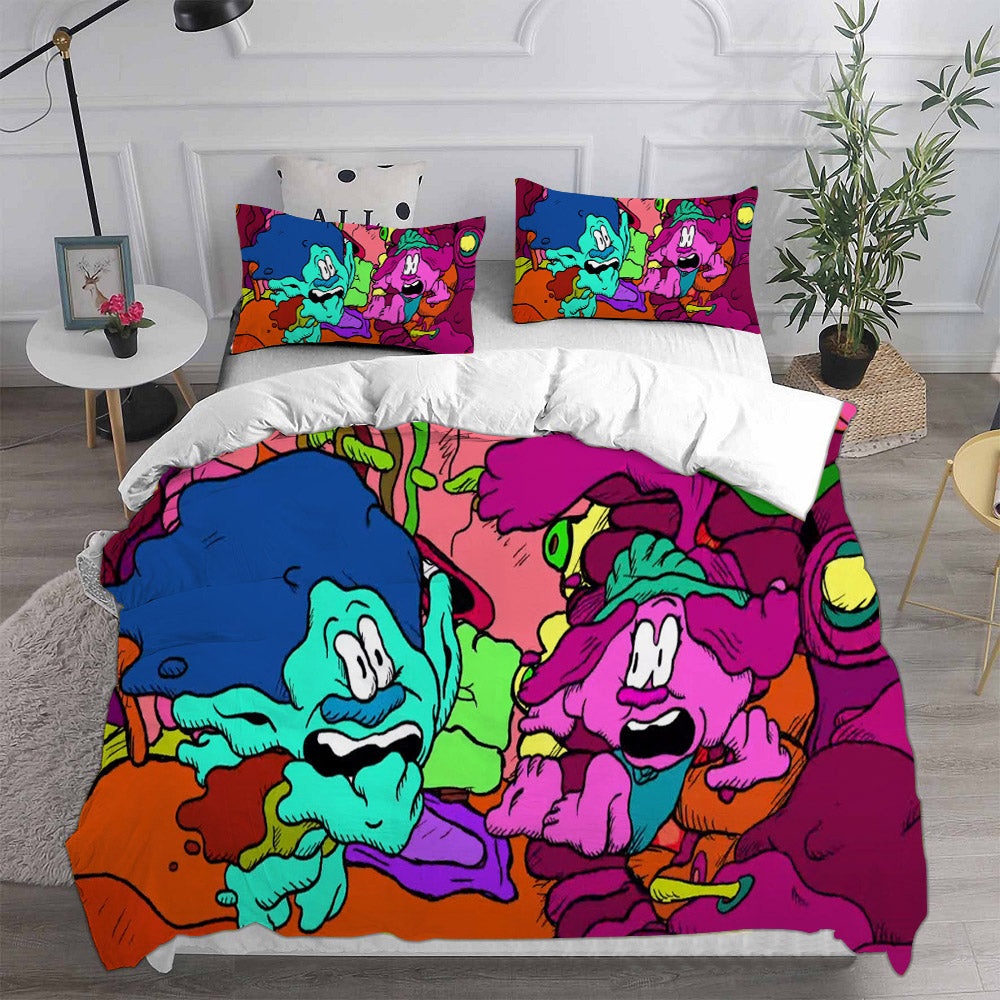 Trolls 3 Bedding Sets Duvet Cover, Flatsheet, Pillowcase For Your Lover