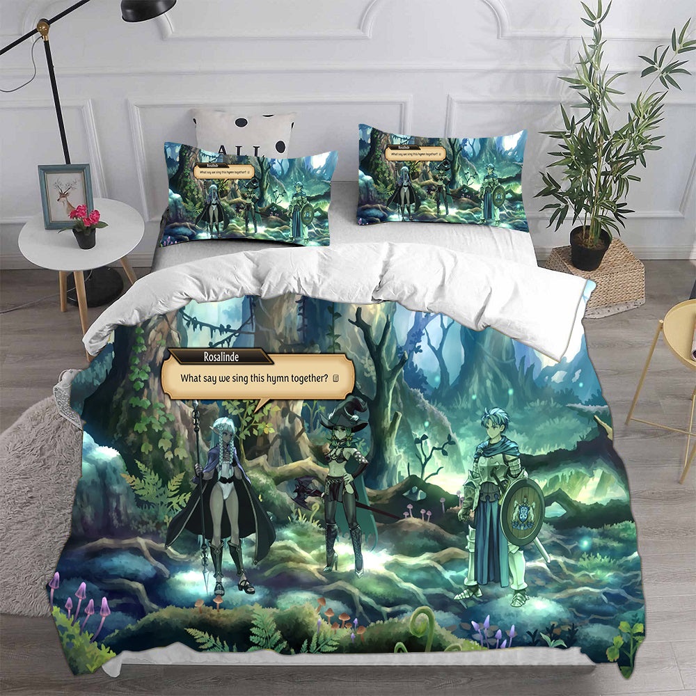 Unicorn Overlord Bedding Sets Gift For Birthday, Halloween, Christmas, Thanksgiving