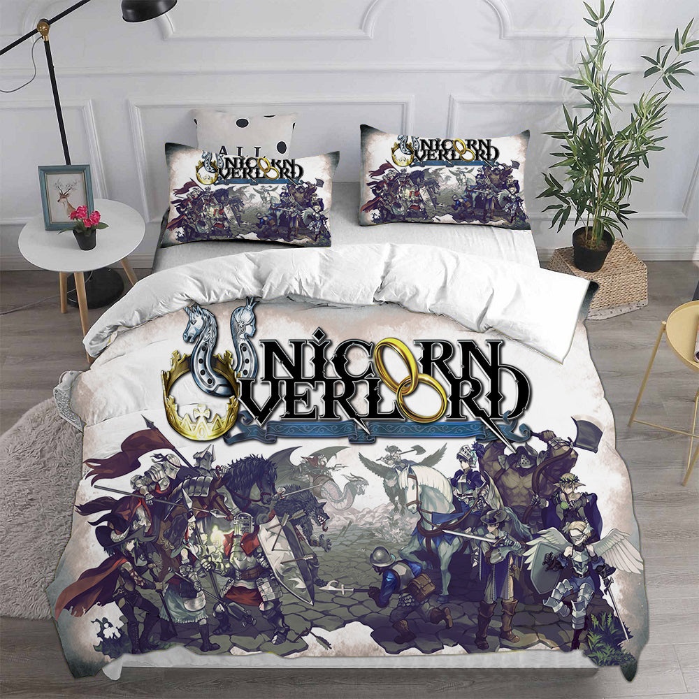 Unicorn Overlord Bedding Sets Gift For Halloween, Thanksgiving, Christmas