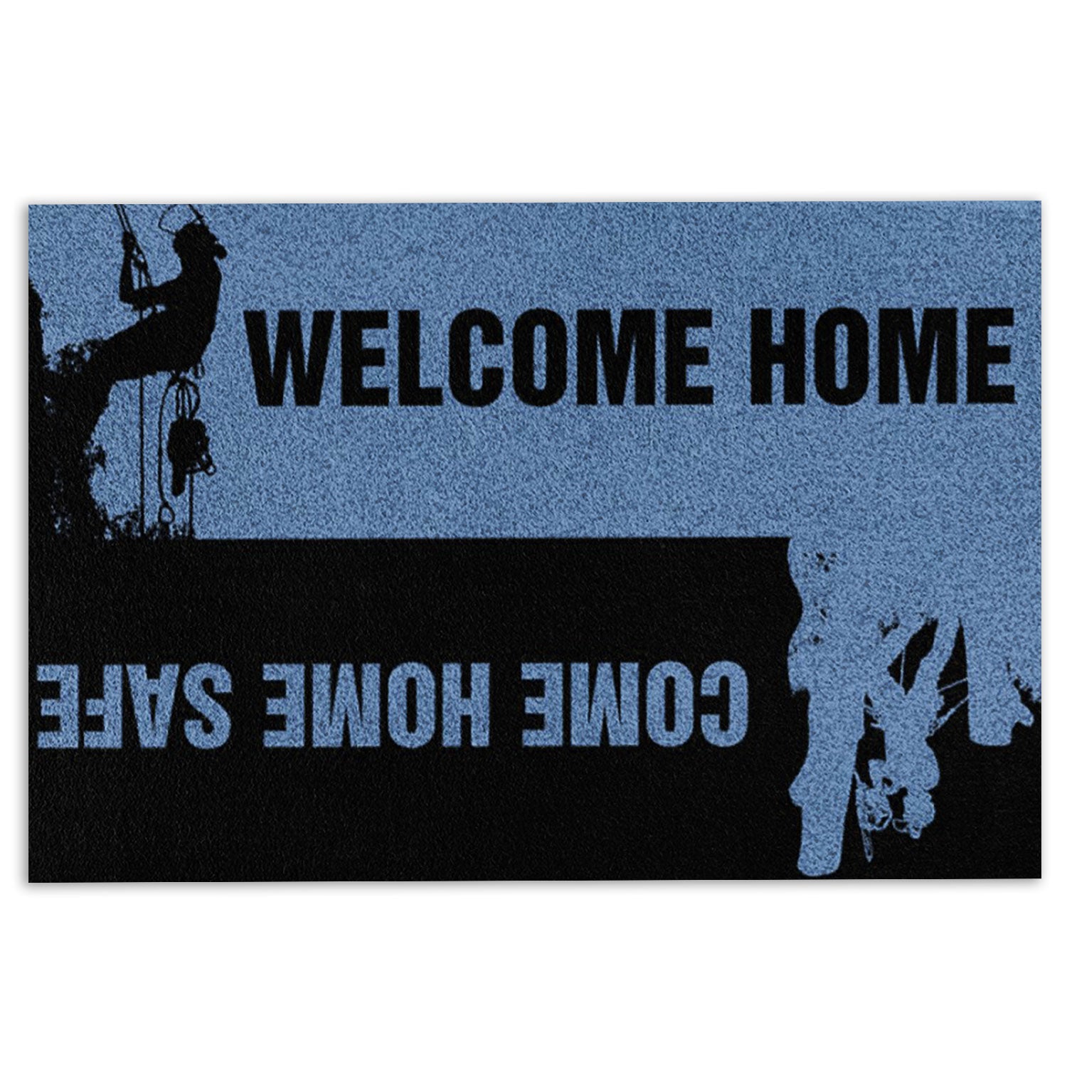 Lineman Rubber Doormat, Lineman Welcome Home Electrical Lineman Welcome Doormat, Custom Name Indoor Outdoor Door Mat, Home Decor