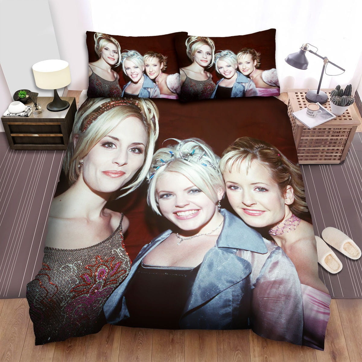 Dixie Chicks Photo Bedding Sets, Flatsheet Gift For Wife, Husband, Besties