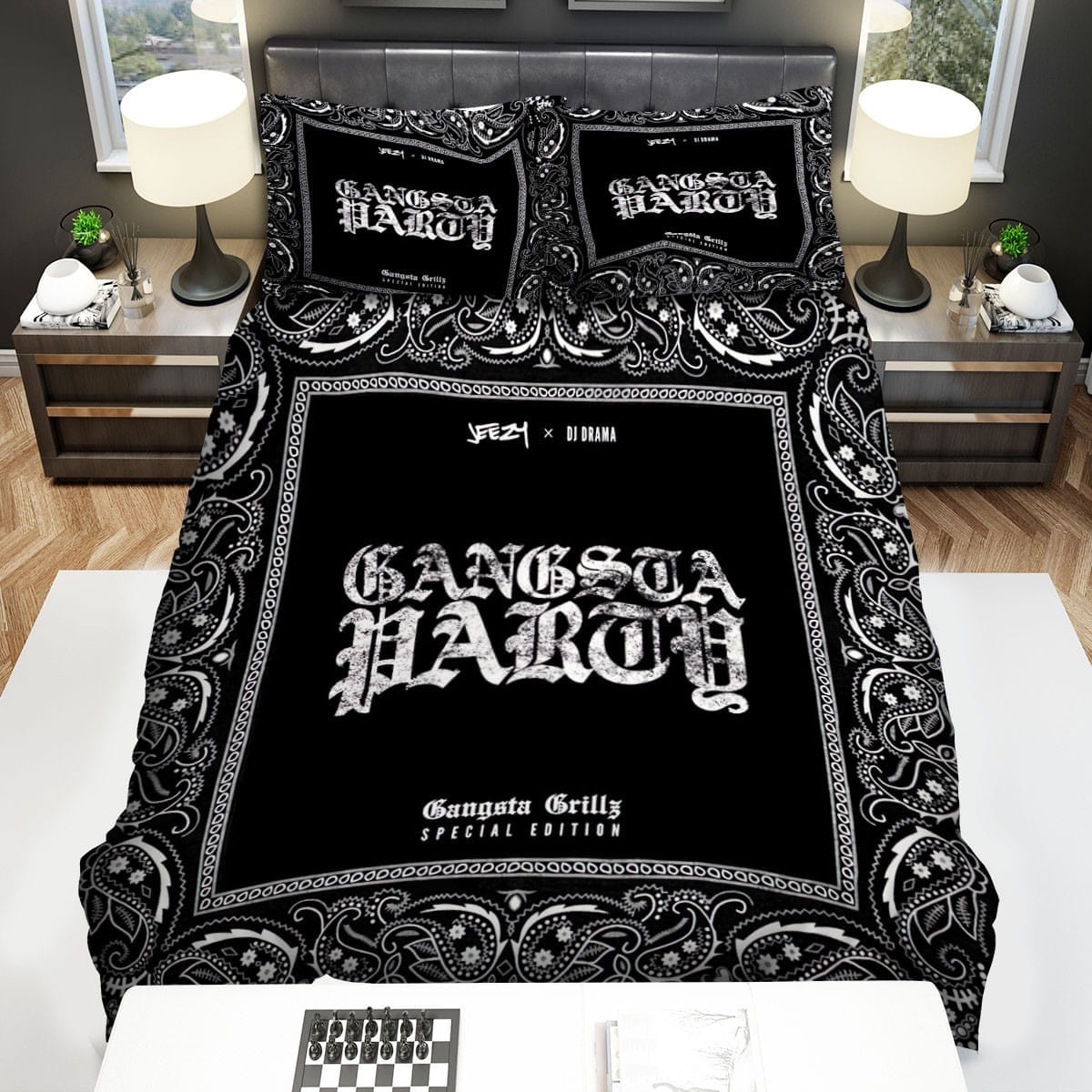 Dj Drama Ft Young Jeezy Bedding Sets Duvet Cover, Flatsheet, Pillowcases Perfect Gift For Fans